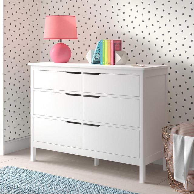 Savain 46.5'' Wide 6 - Drawer Double Dresser