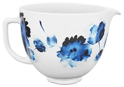 4.8 L Ink Watercolor Ceramic Bowl - Ink Watercolor
