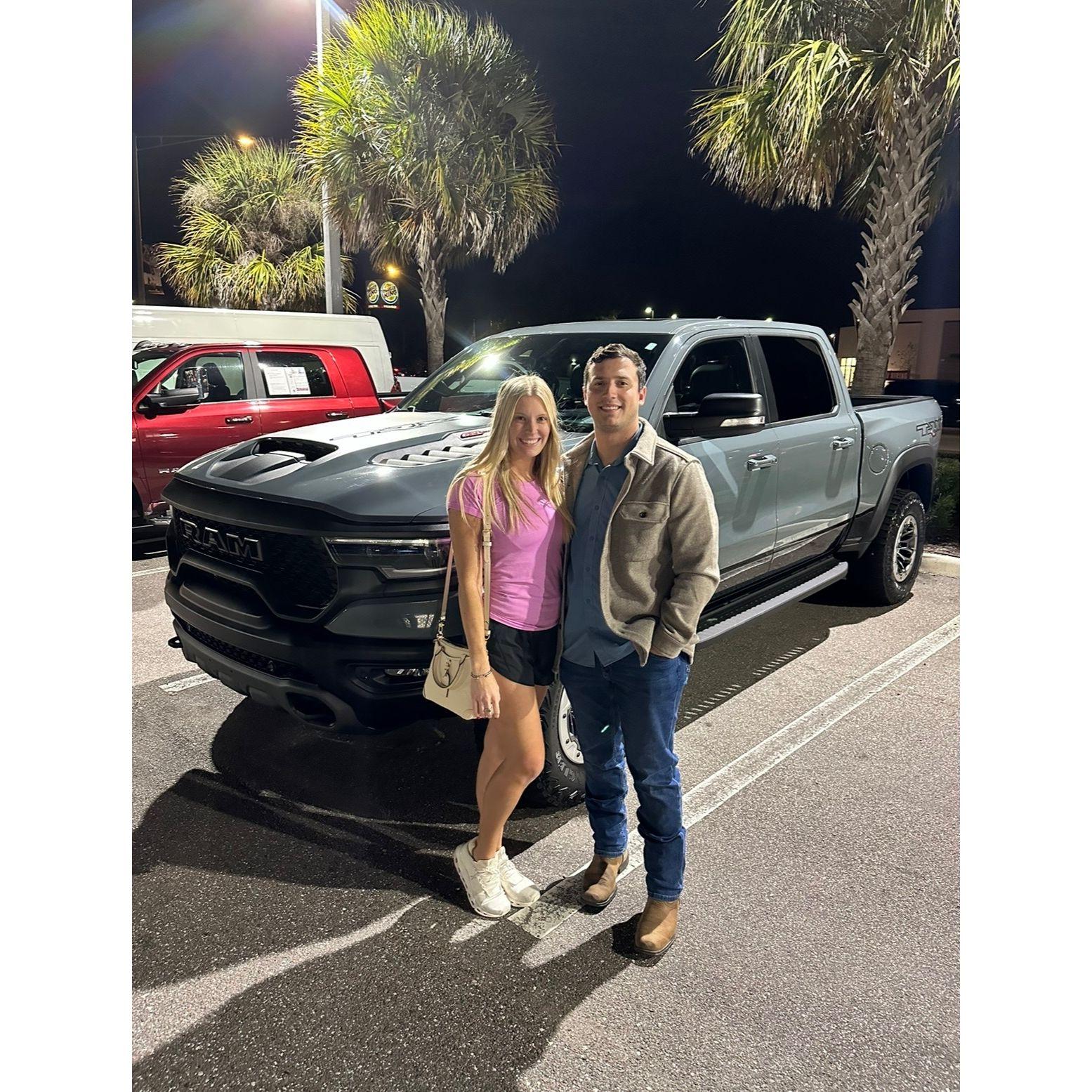 January 5, 2024 - Jake gets a new truck! Olivia is so proud of his continuous hard work and determination!