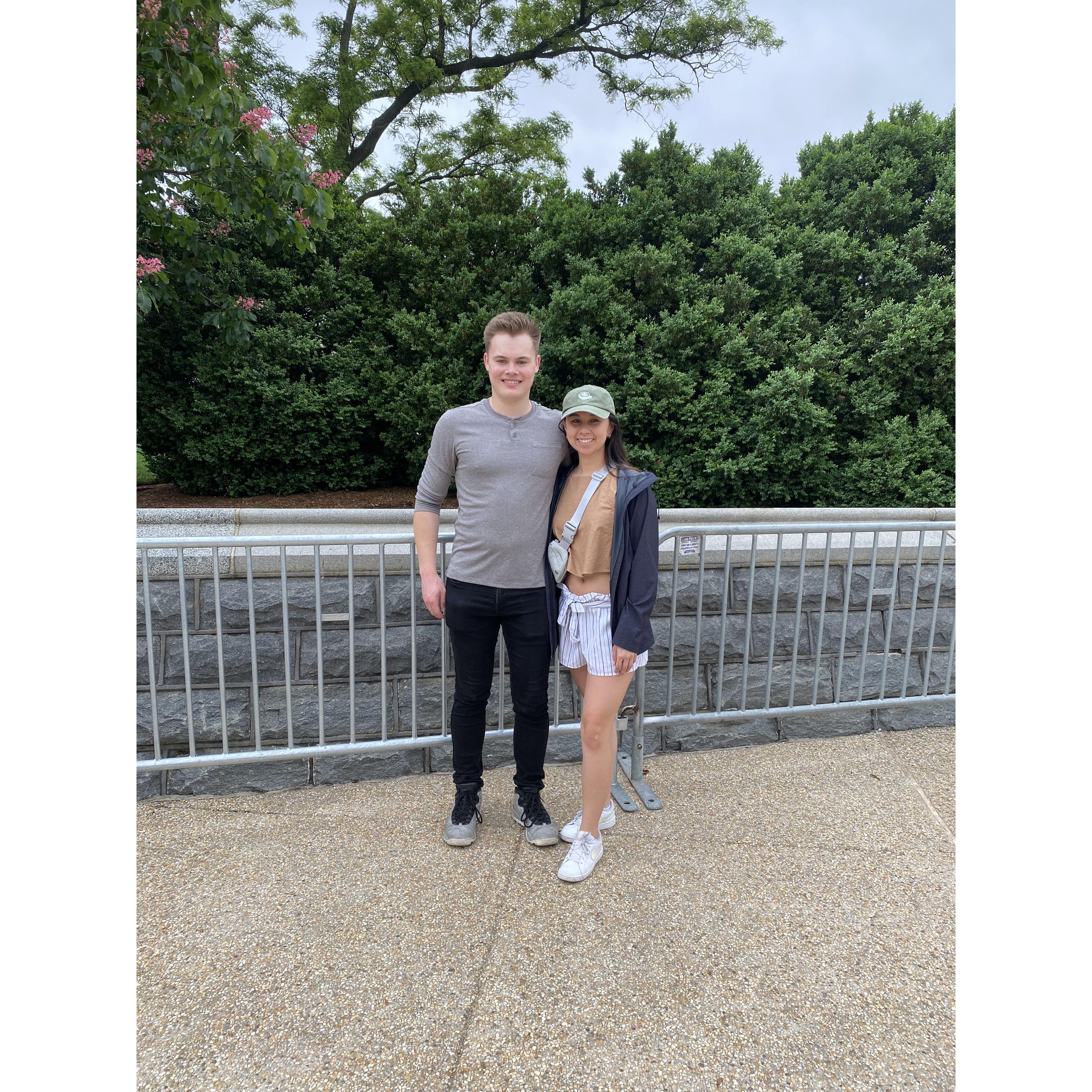 Connor and Kaitlyn's first DC day trip