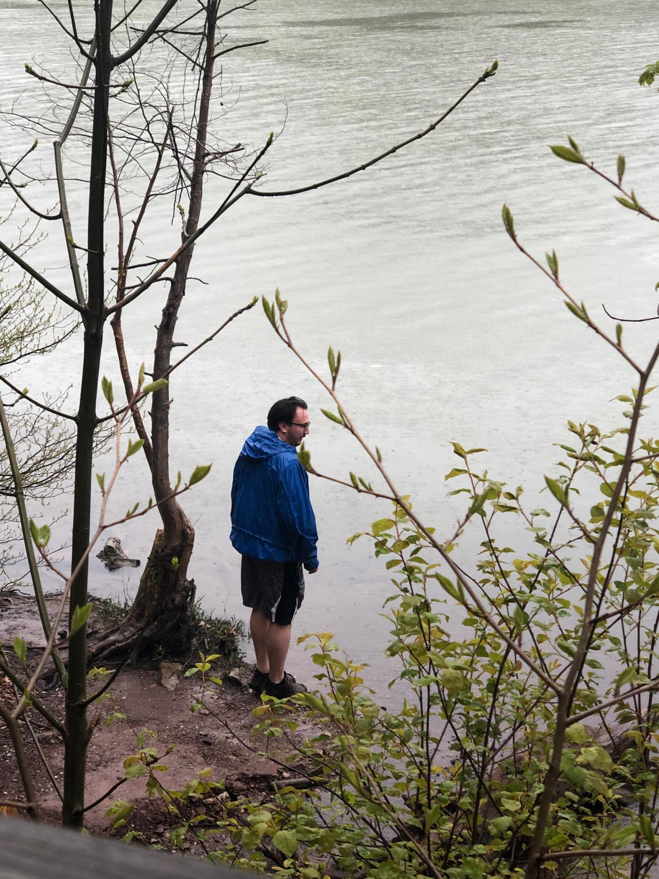 Our first dates we walked six feet apart and wore masks