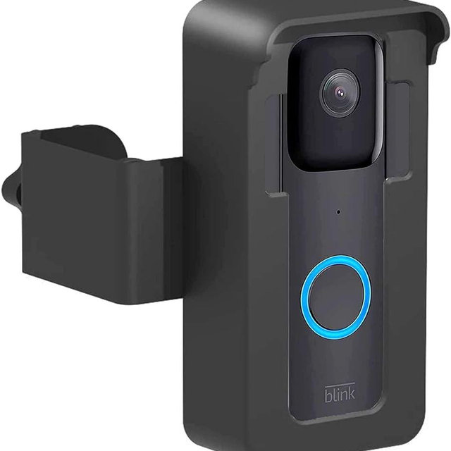 Anti-Theft Blink Doorbell Mount, No-Drill Mounting Bracket Cover for Video Doorbell, Anti-Theft Video Doorbell Mount Compatible with Most Video Doorbells, Fit for Home Apartments Office Businesses