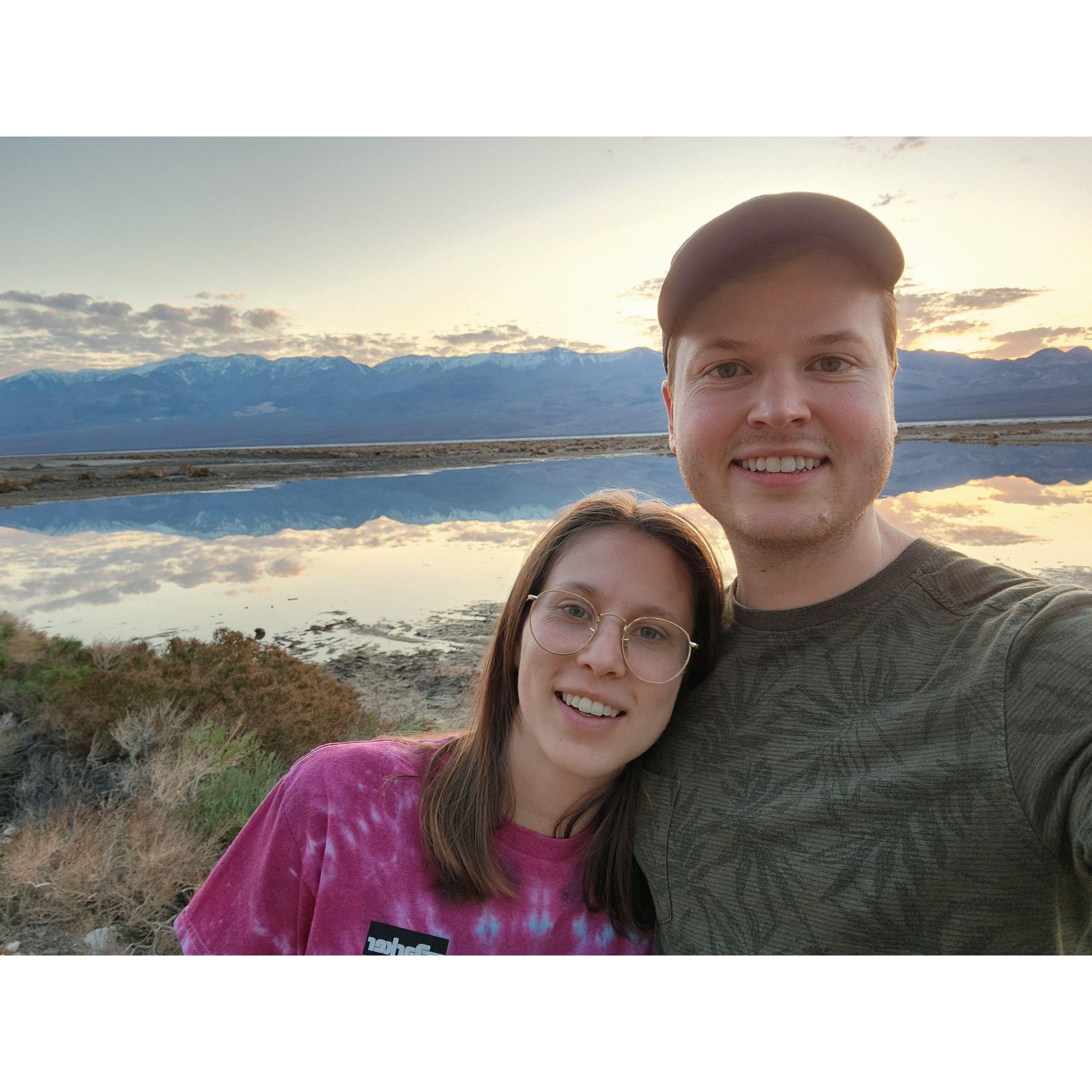 Death Valley Lake!