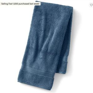 Premium Supima Cotton Bath Sheet (Set of 2) - Bering Sea Blue