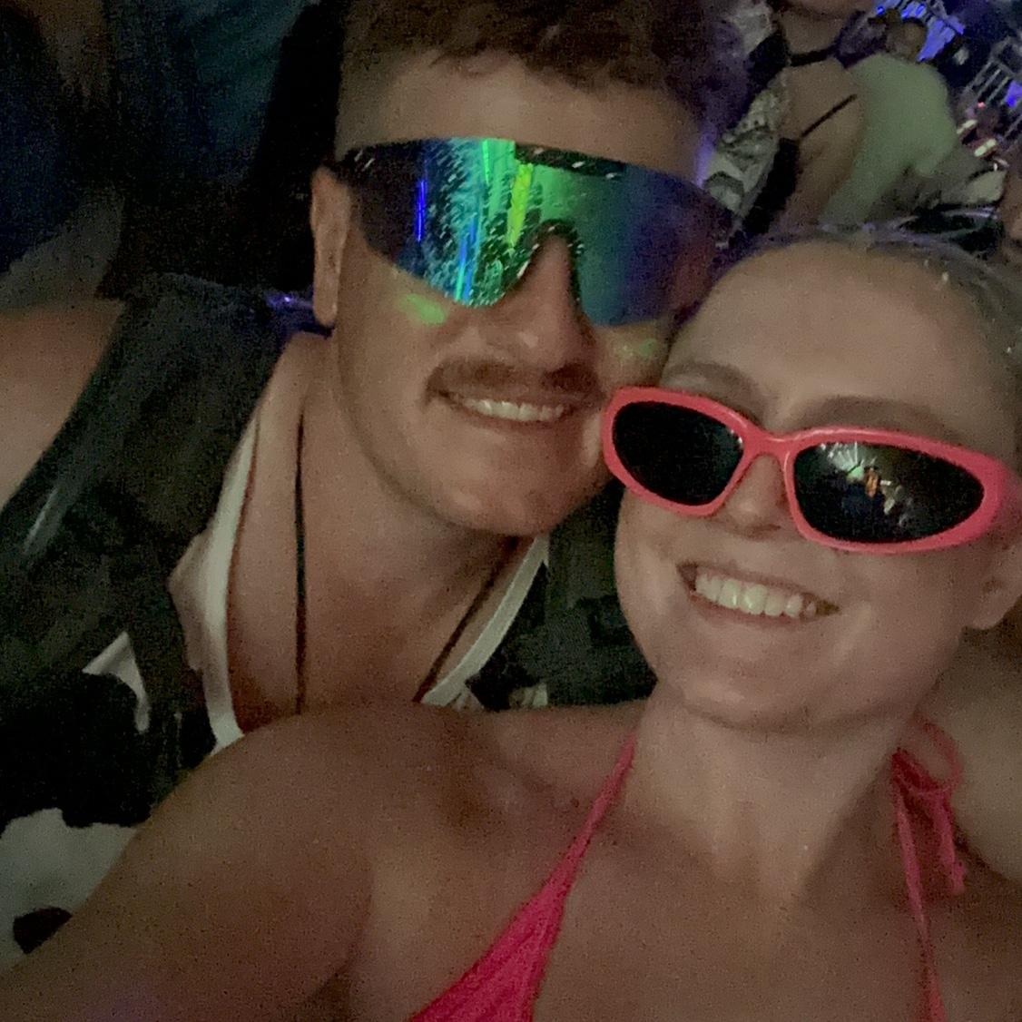 Our first music festival- EDC Orlando. Morgan and Woody love EDM and had a great time with Lauren and Seth.