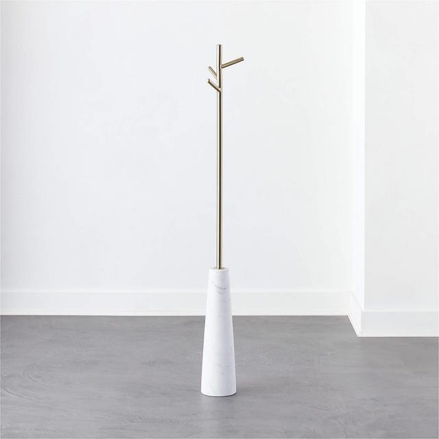 CB2 Beaumont Marble Coat Rack