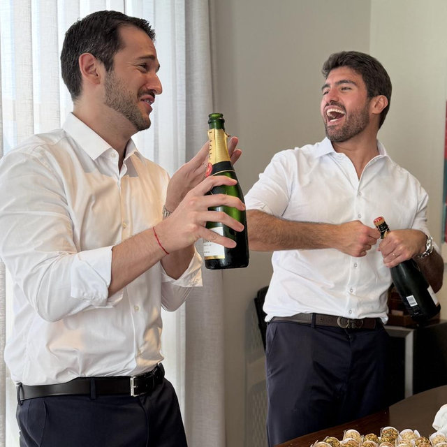 Help us maintain dangerously high champagne standards throughout the honeymoon.