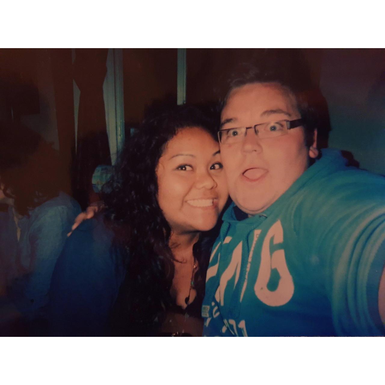 Before we were together, in Sidcup 'Black Horse Pub' 2011