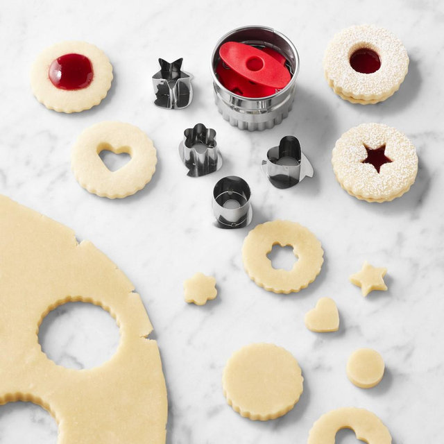Williams Sonoma Linzer Cookie Cutters, Set of 4