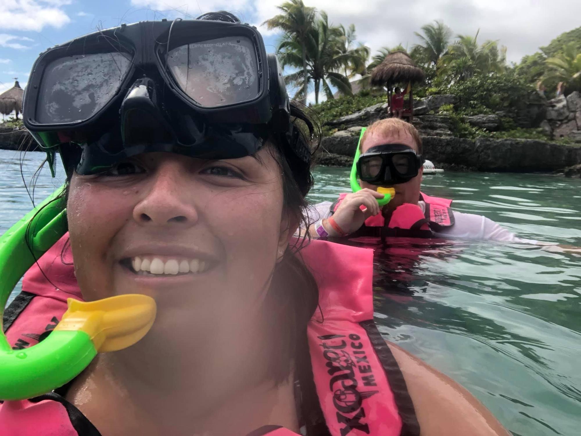Snorkeling at Xcaret
