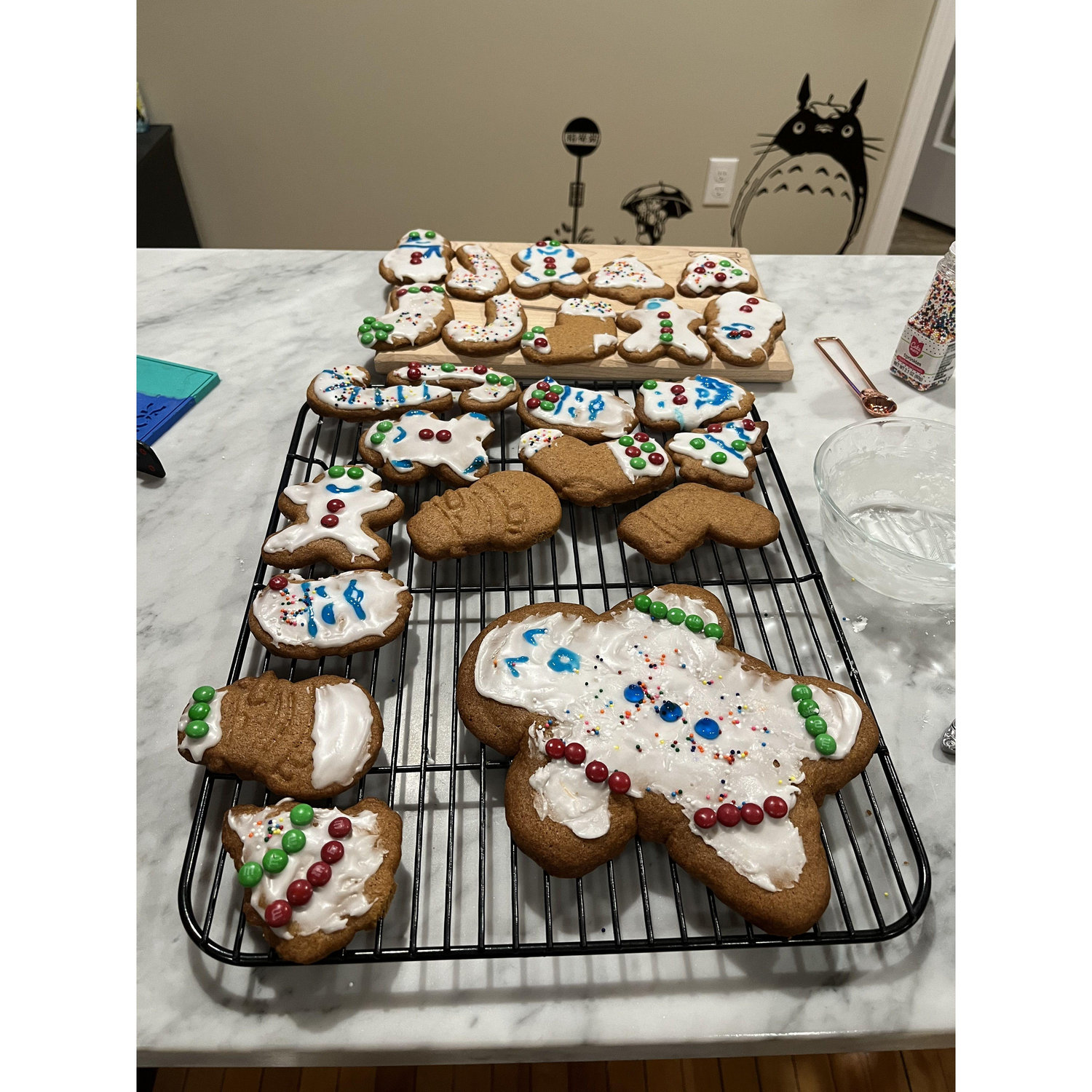 Eric loves baking cookies during the holidays!