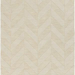 Castro Hand-Woven Wool Ivory Area Rug