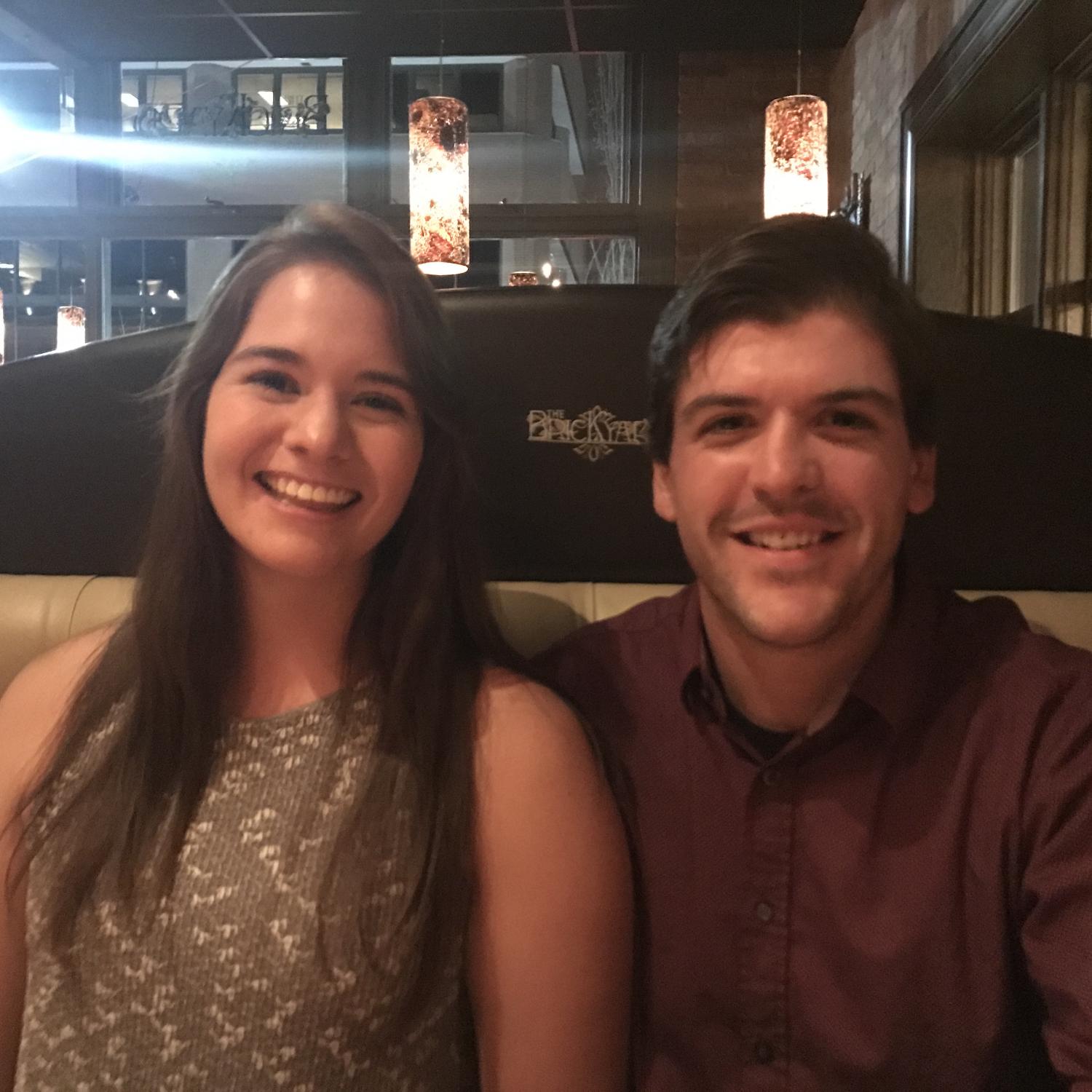 Our first picture together! Can you believe it?