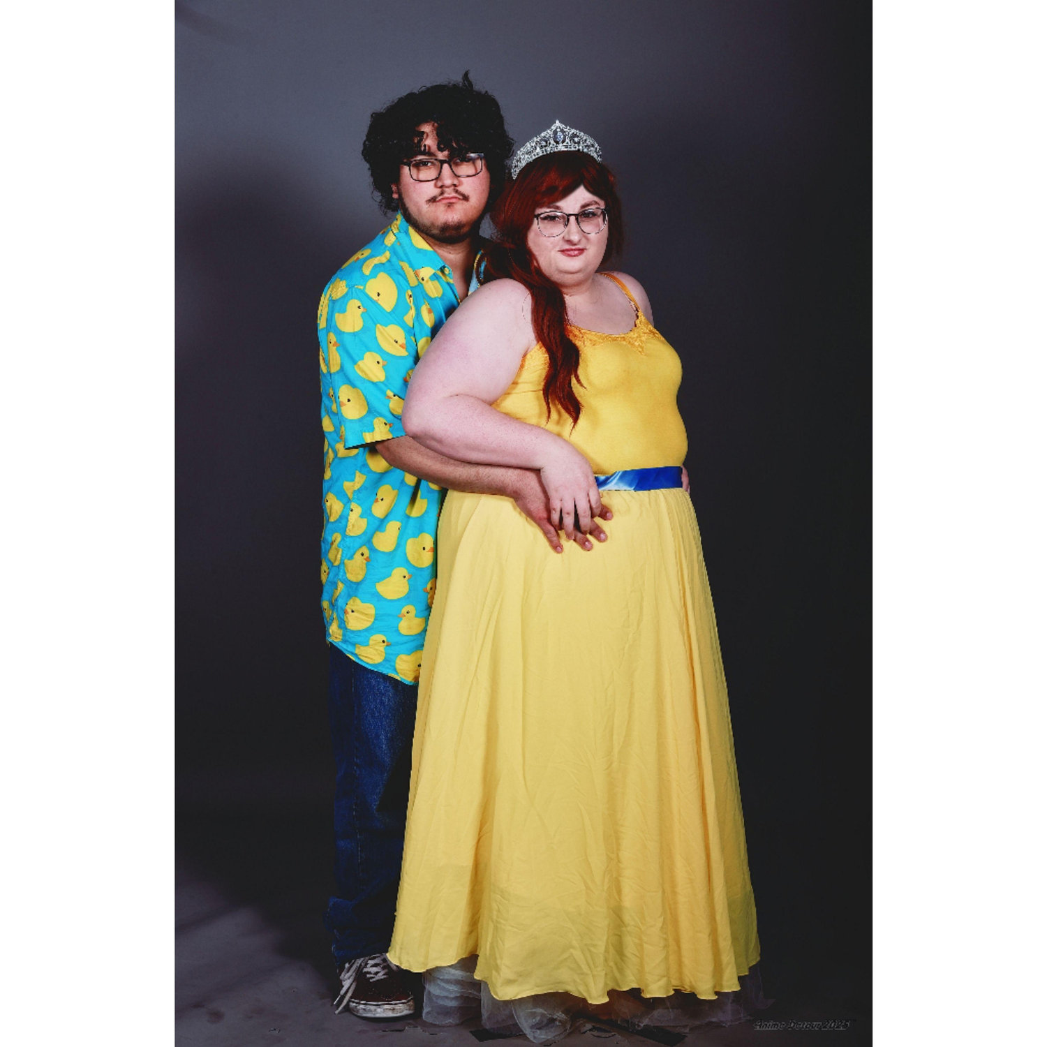 Another picture we took at the free photoshoot area at the convention, I was cosplaying Anastasia Romanov
