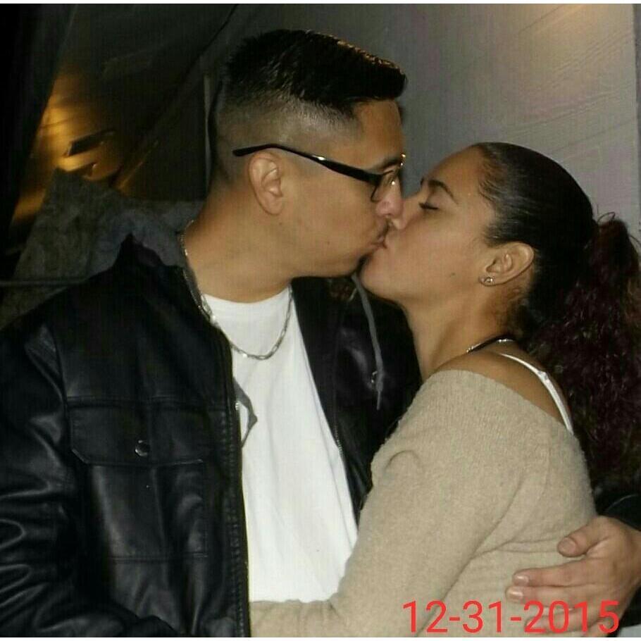 Our first new years kiss
