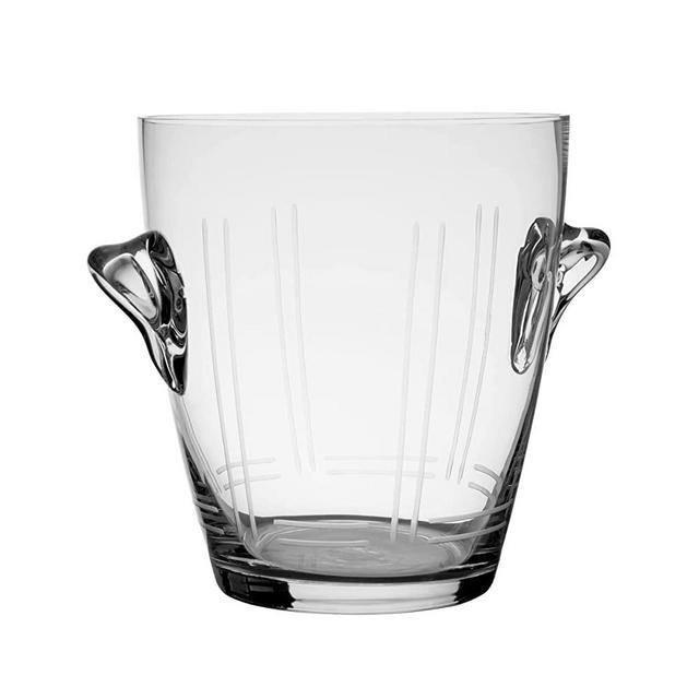 Mikasa Berlin Glass Ice Bucket, 5-Quart, Clear
