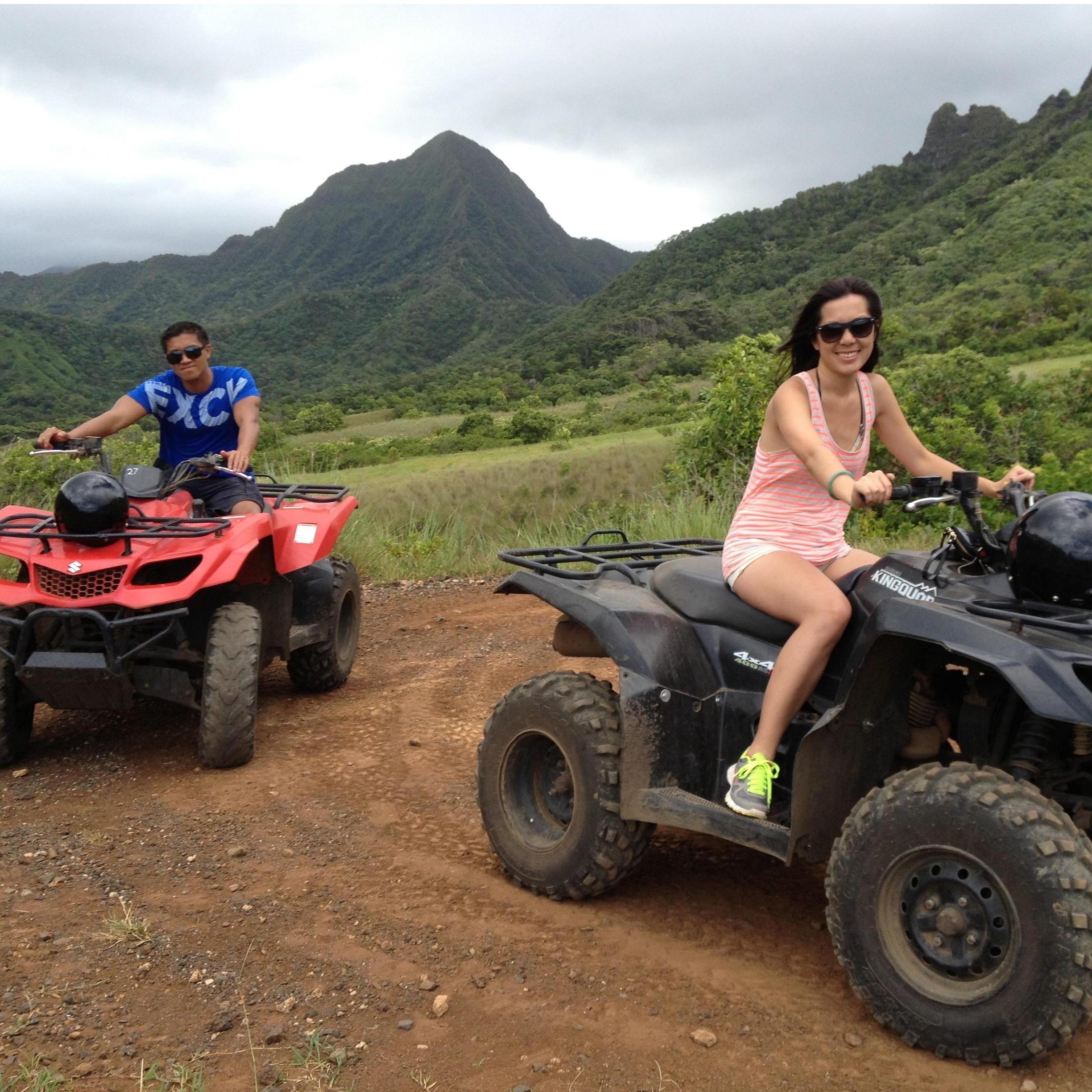 ATVing at Kualoa Ranch