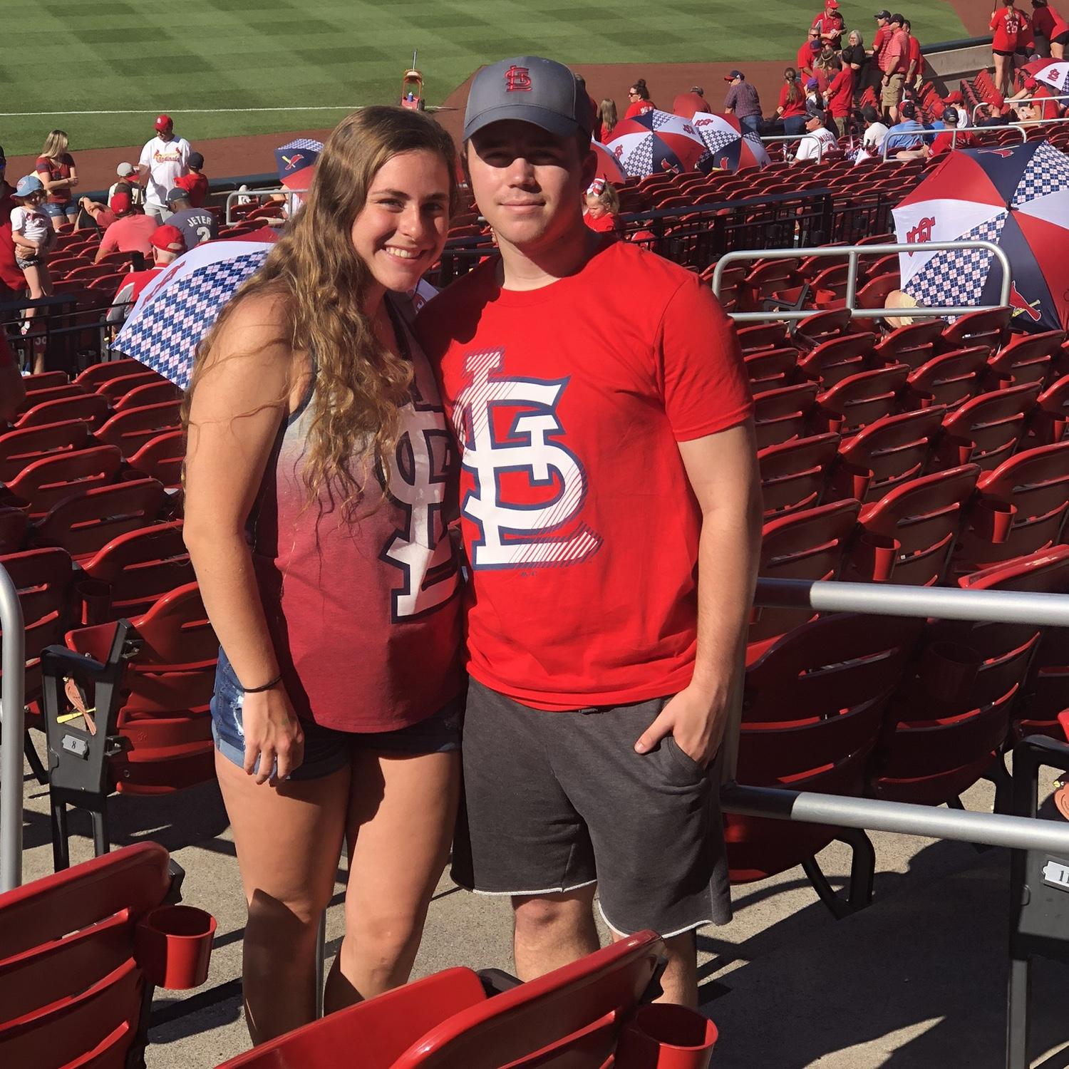 Nicks first STL game!