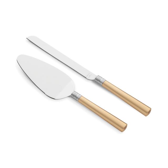 Vera Wang Wedgwood With Love Gold Cake Knife and Server