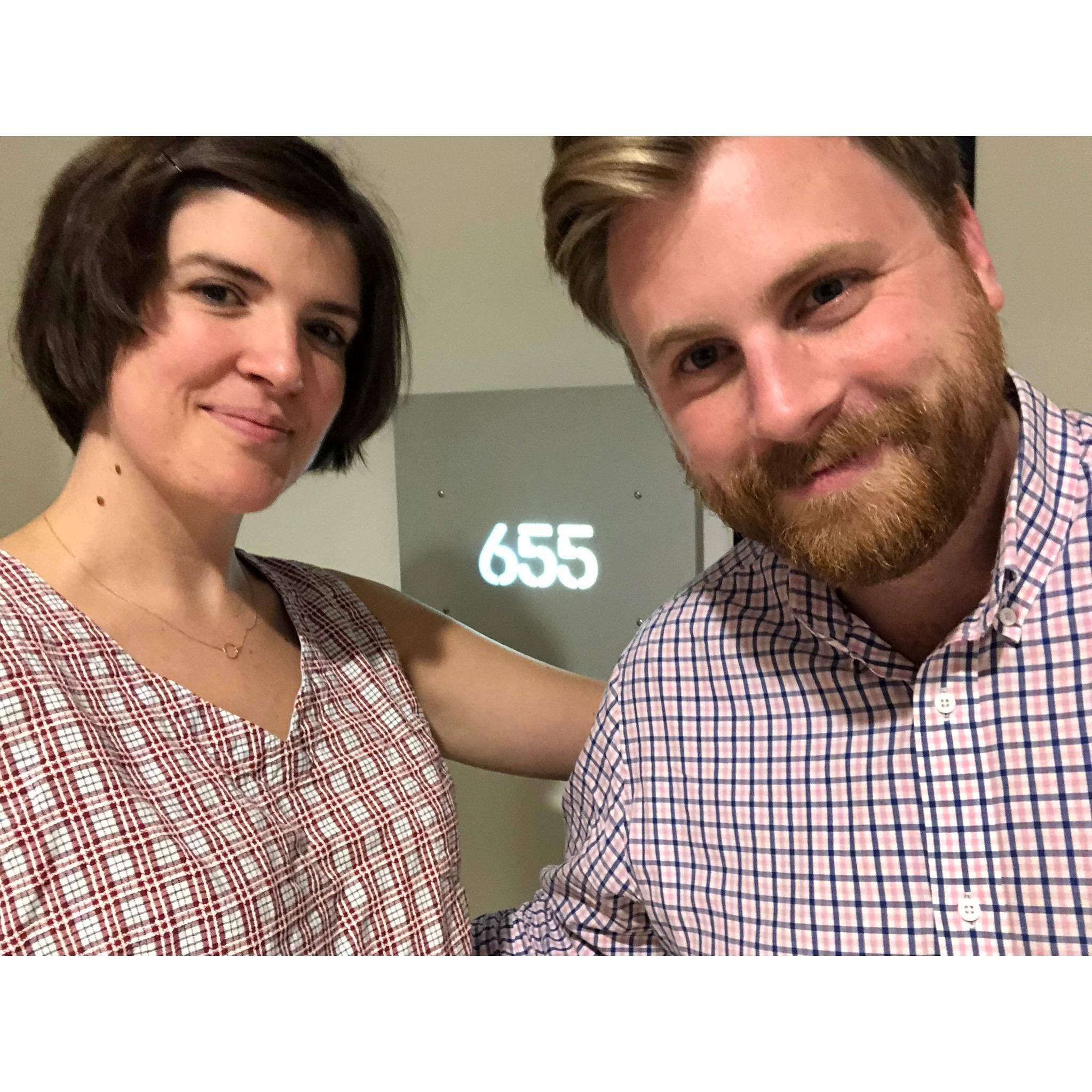 The night before we left our first apartment and moved to Pittsburgh!