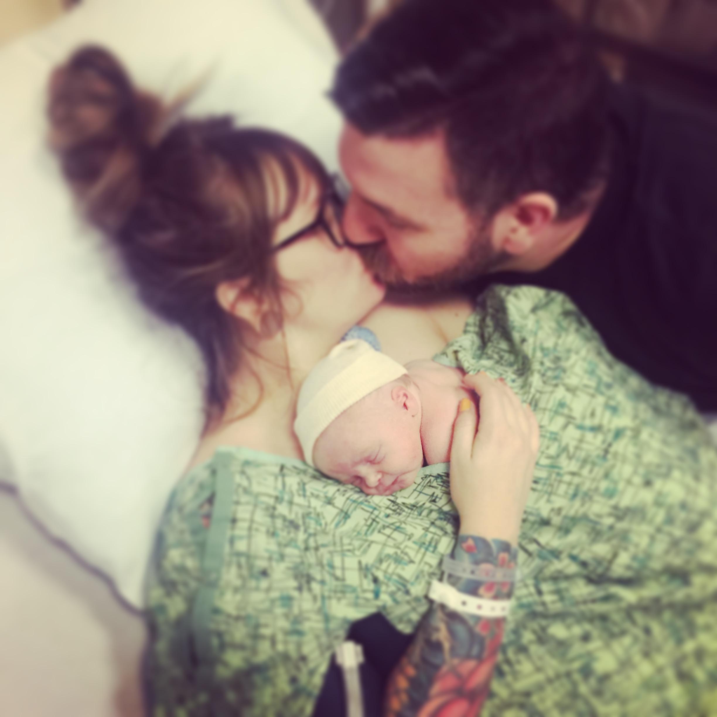 The day our whole entire world changed. November 27, 2017. Hudson James Carr was born. He owns our hearts.