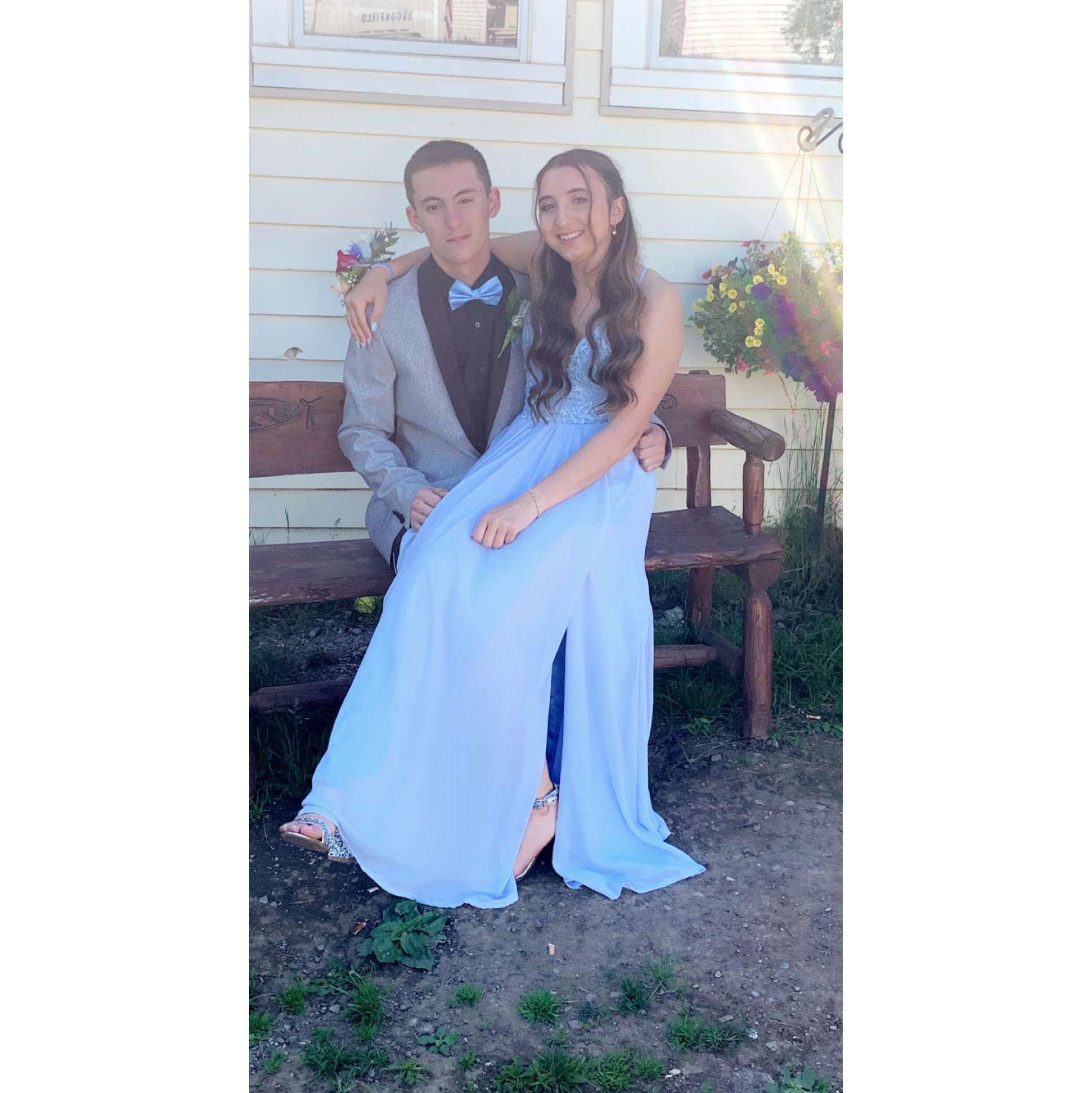 Kevin's senior prom.