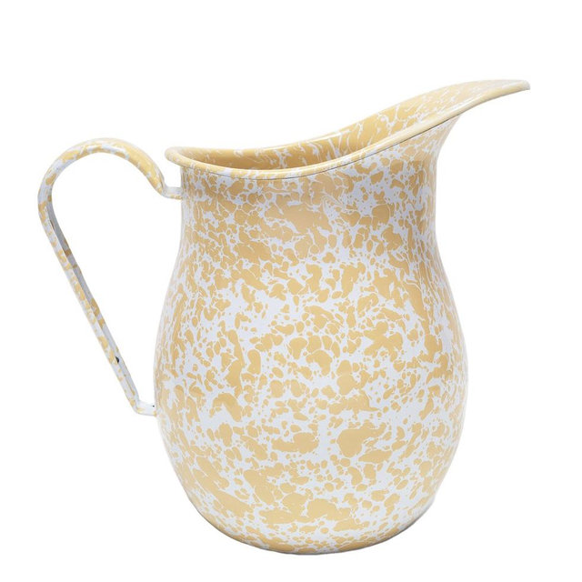 Splatter Large Pitcher - Yellow