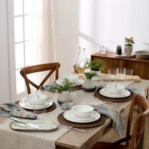 24 Seven White 18-Piece Dinnerware Set