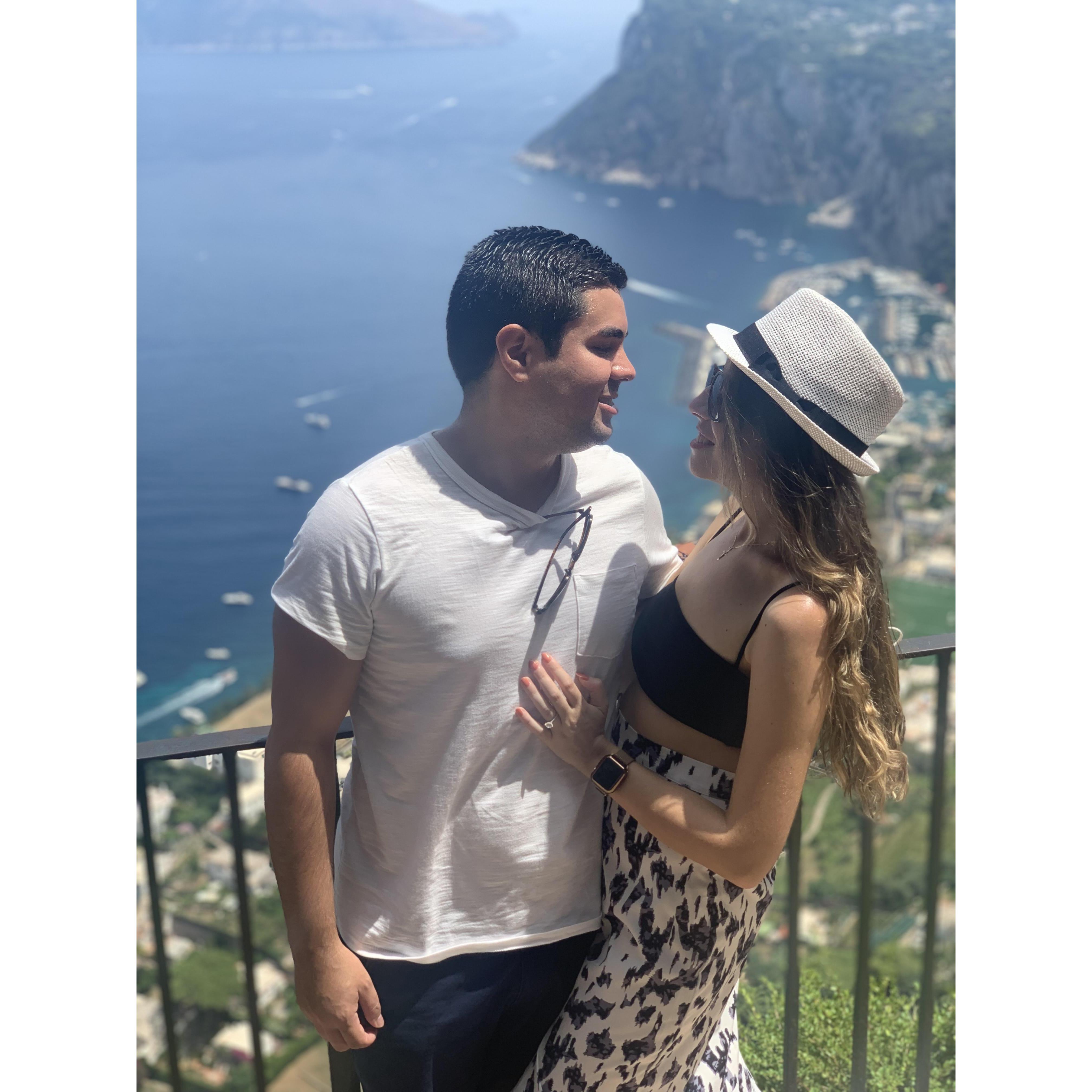 Having the best time in Capri!