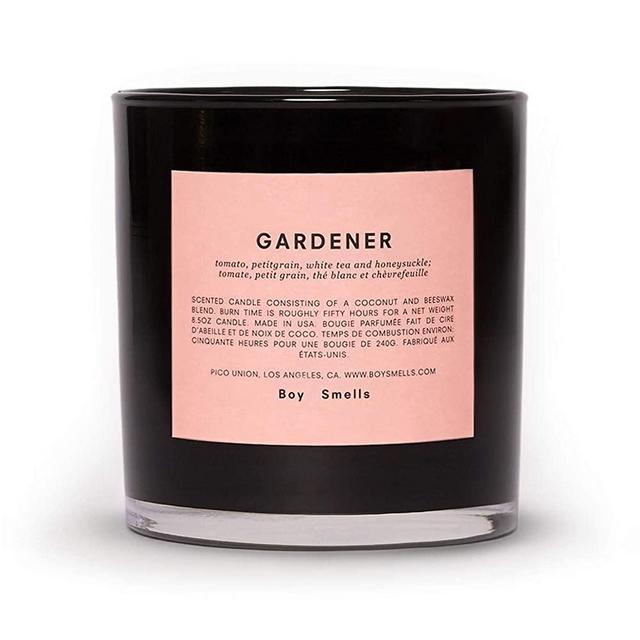 Boy Smells Gardener Candle | 50 Hour Long Burning Candles | All Natural Beeswax & Coconut Wax Candle | Luxury Scented Candles (8.5 oz)