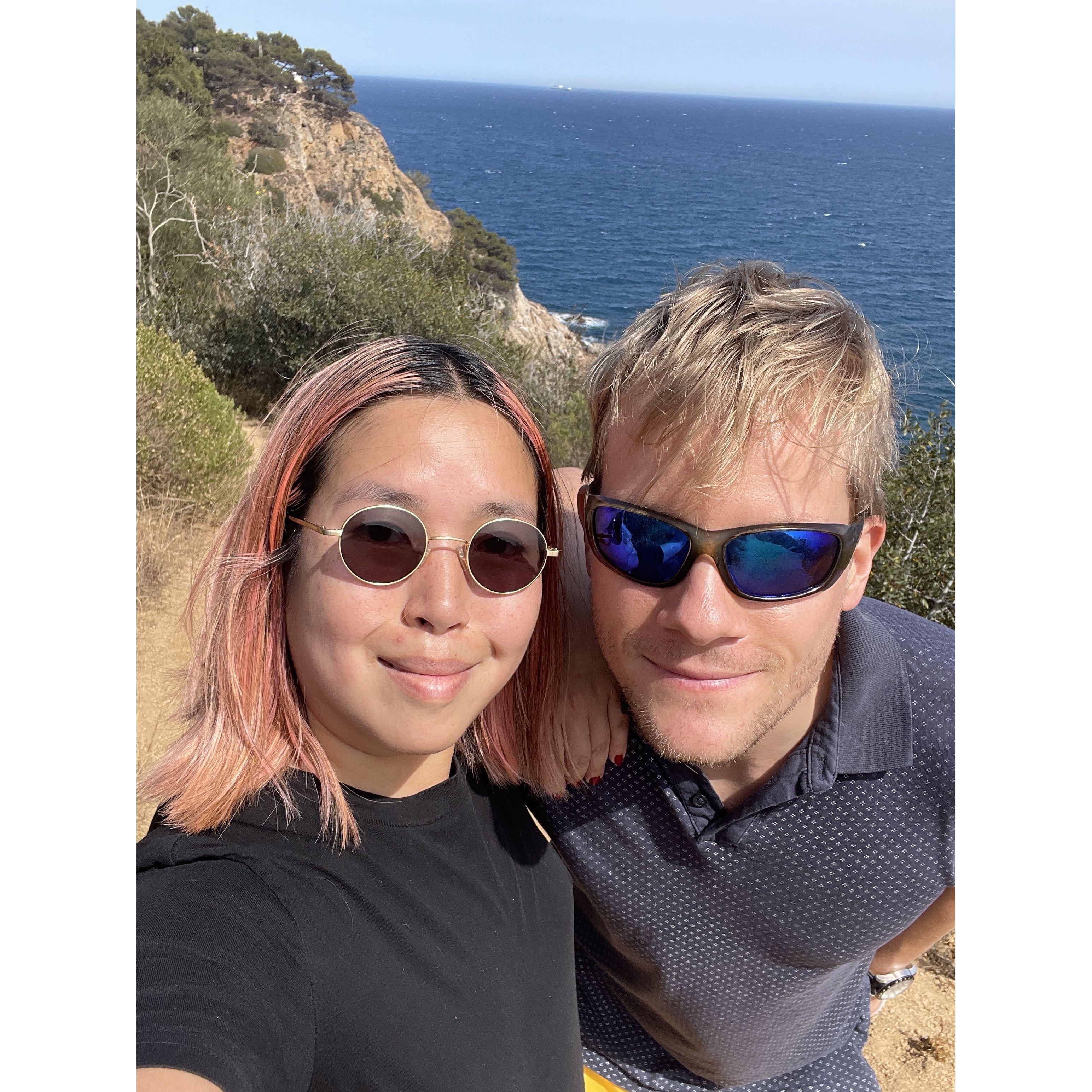 Sunny day on the Costa Brava.