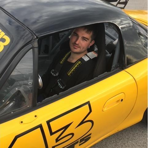Wes in his natural habitat. The number "113" on his racecar stands for 11/3, when he asked me to be his girlfriend at Rhinegheist in Cinci!