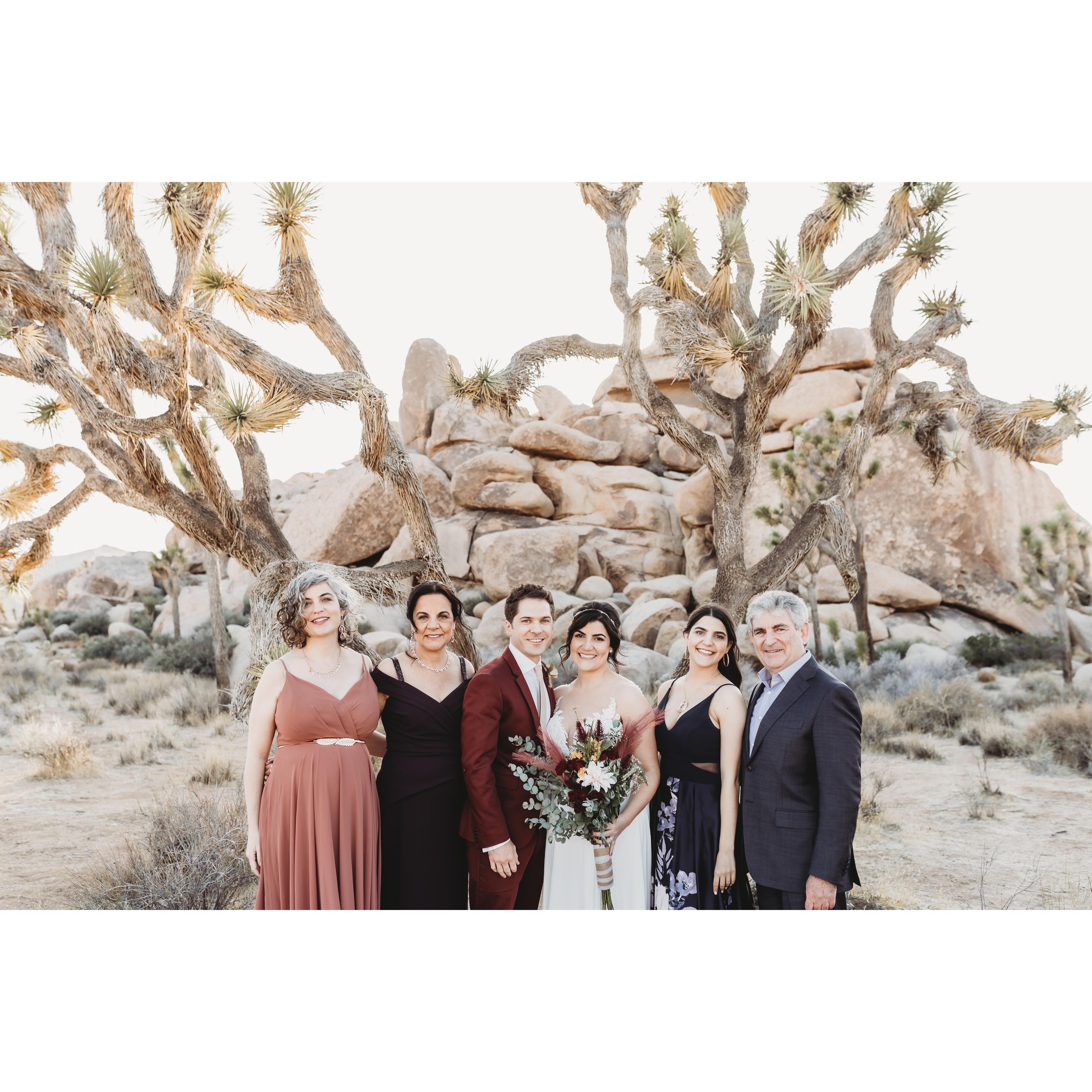 Leeron and Andrew with Shanni, Hanna, Maytal, and Shai.