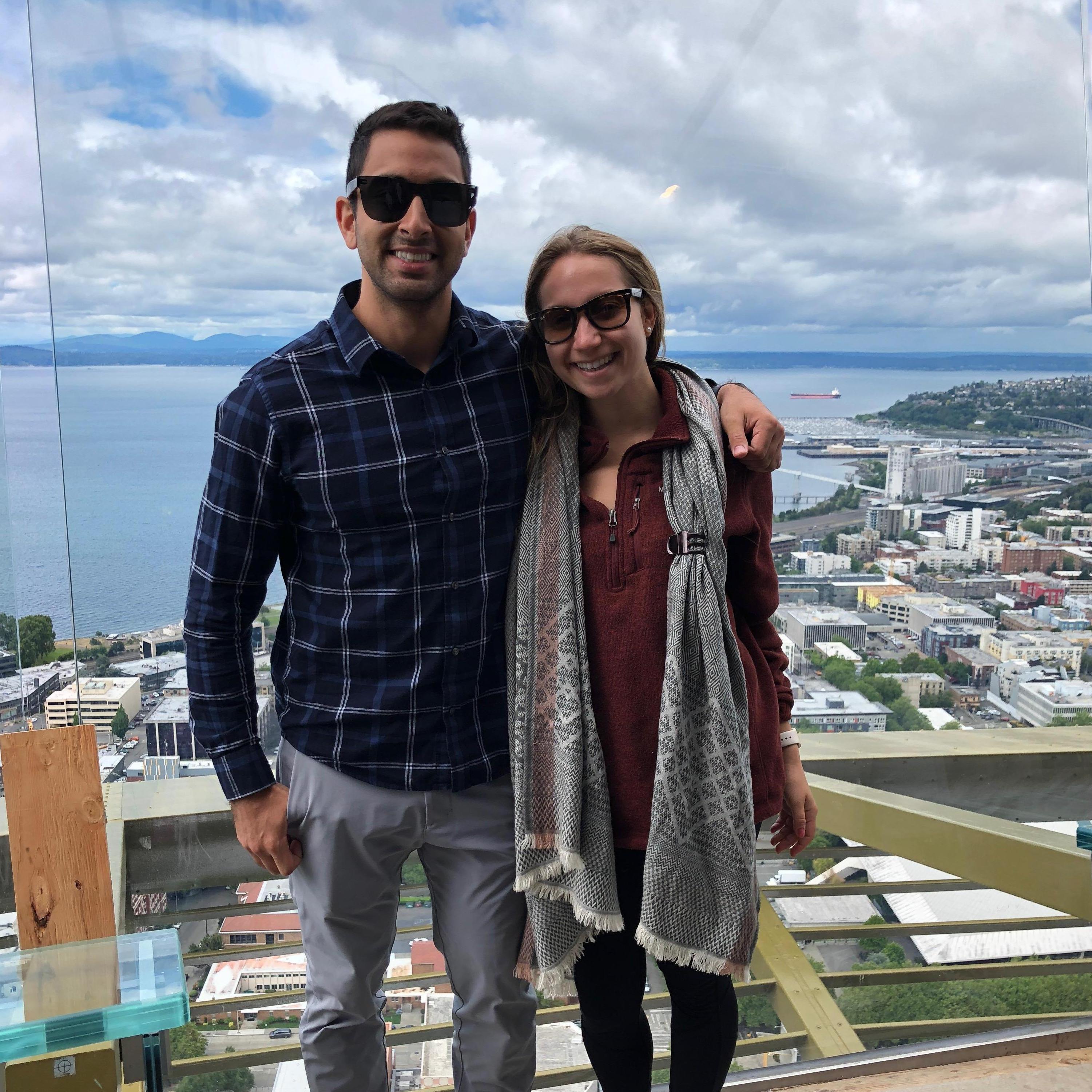 Beautiful views from downtown Seattle