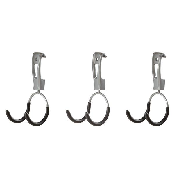 Rubbermaid FastTrack Rail 3pc Compact Hook