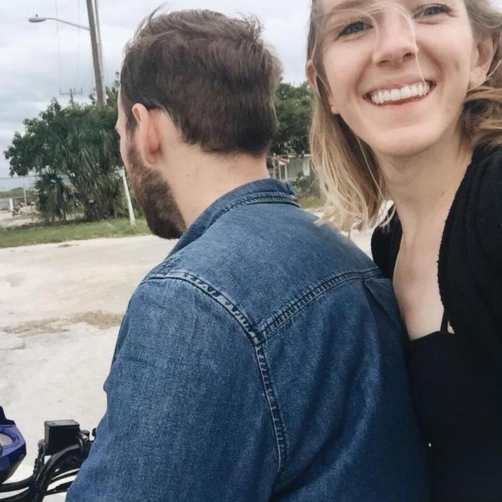 Rented a scooter in Key West and somehow managed to get a photo of Amy not screaming.