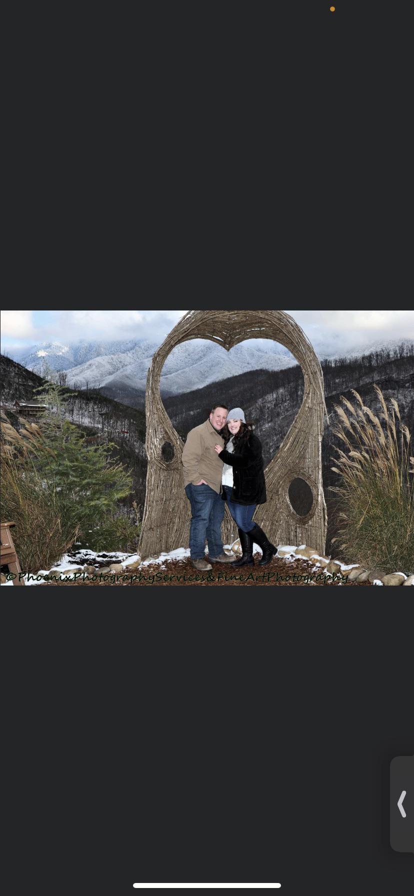 One of the photos from the surprise post-engagement photoshoot (all props to my future sister-in-law, Carli, for setting up).