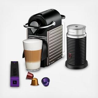 Nespresso Pixie Espresso Machine With Aeroccino Milk Frother