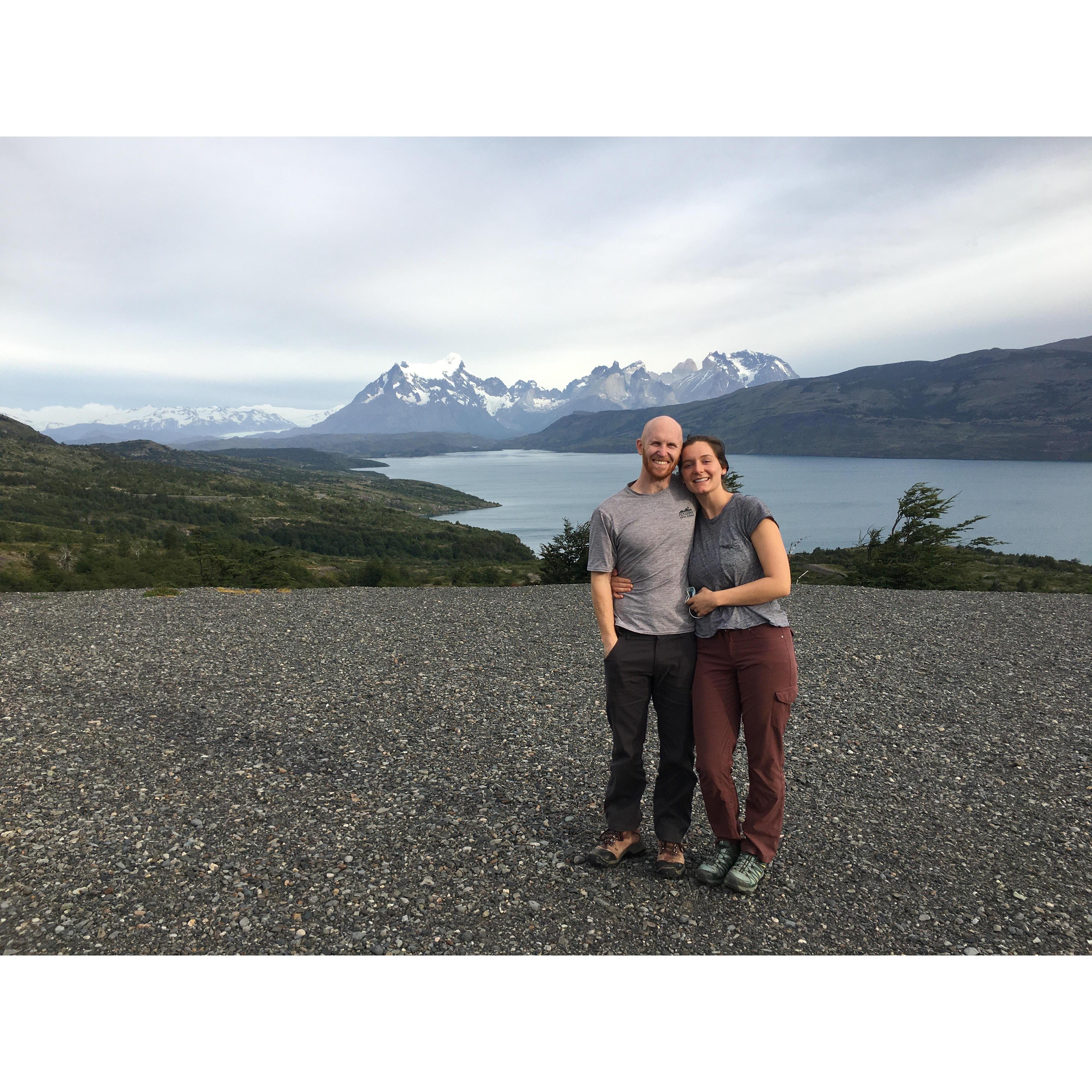 On our way out of Torres del Paine national park! What a trip!
