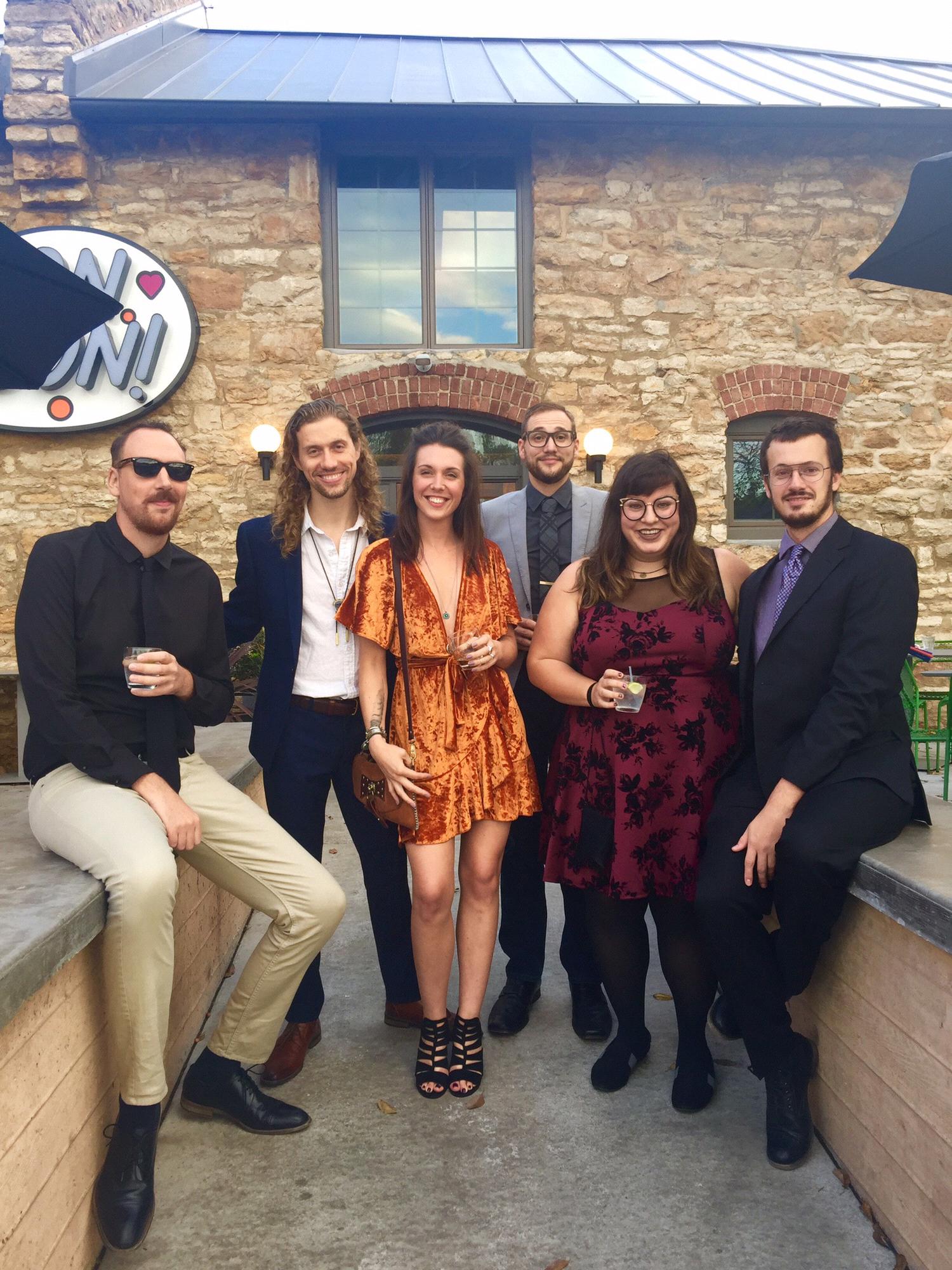 Drinks at Bon Bon before Danny & Ryan's wedding! October, 2017