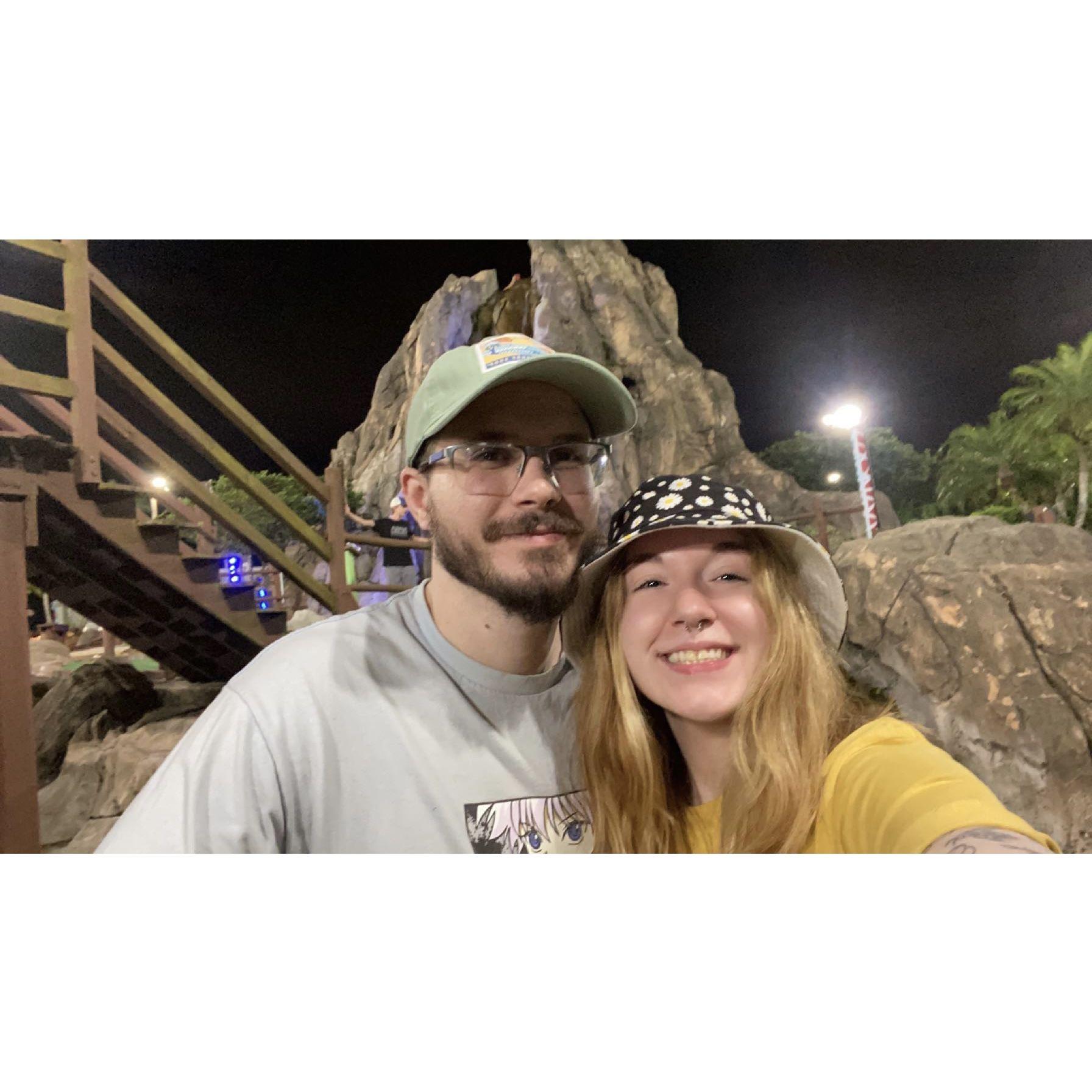 Mini golfing in Florida