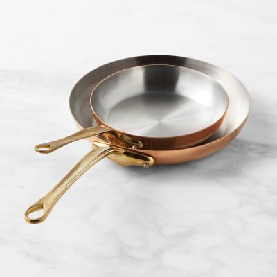 Mauviel Copper MM'150 B Fry Pan Set, 8" & 10"