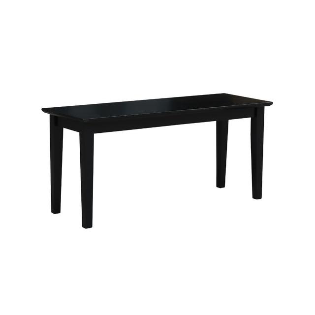 Brookshire Bench - Black - International Concepts