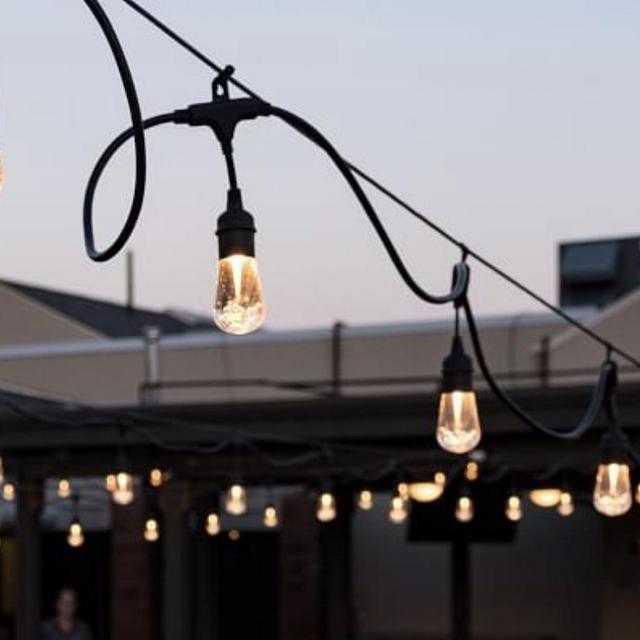 Outdoor string lights