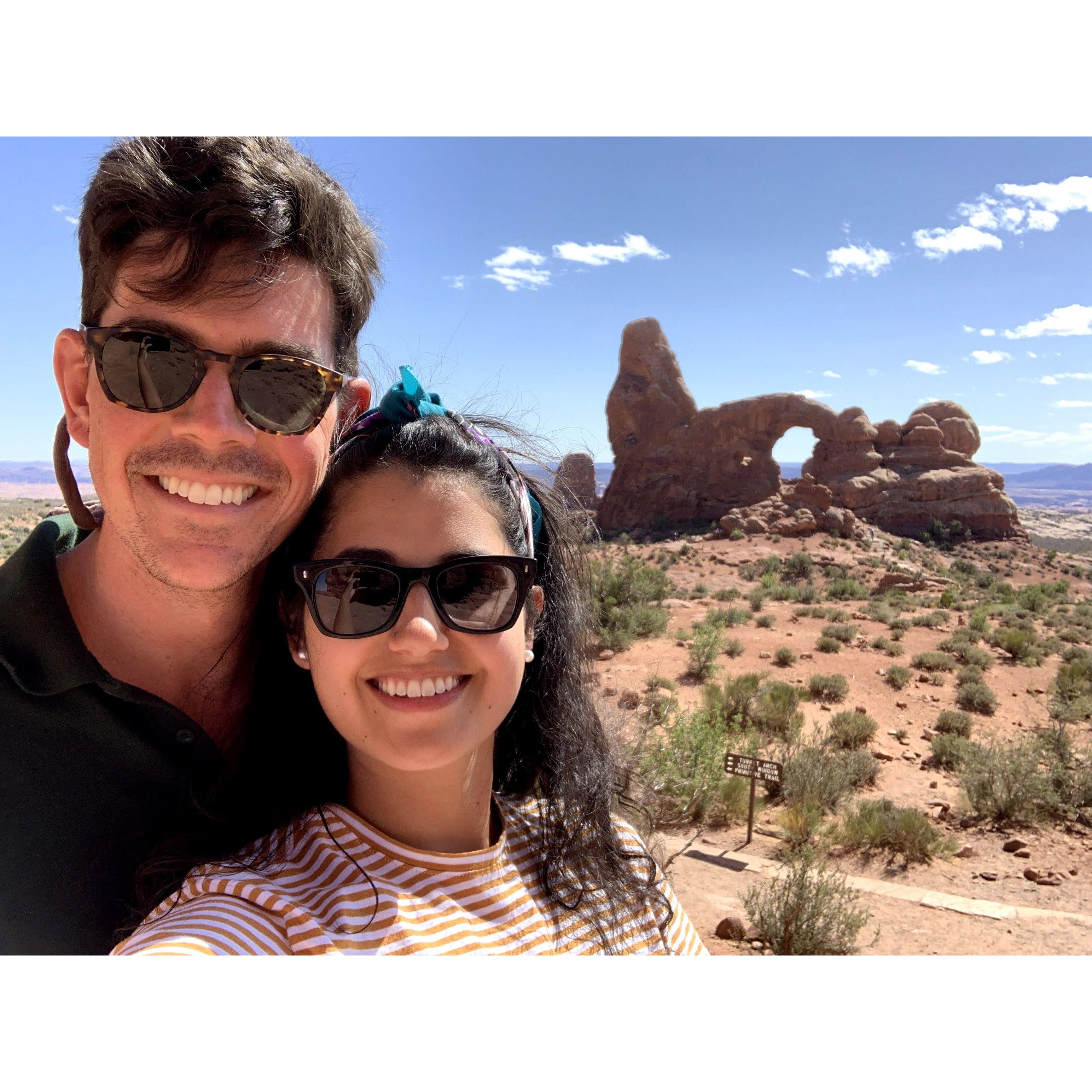 Roadtripping back to MN in Moab, Utah, June 2020