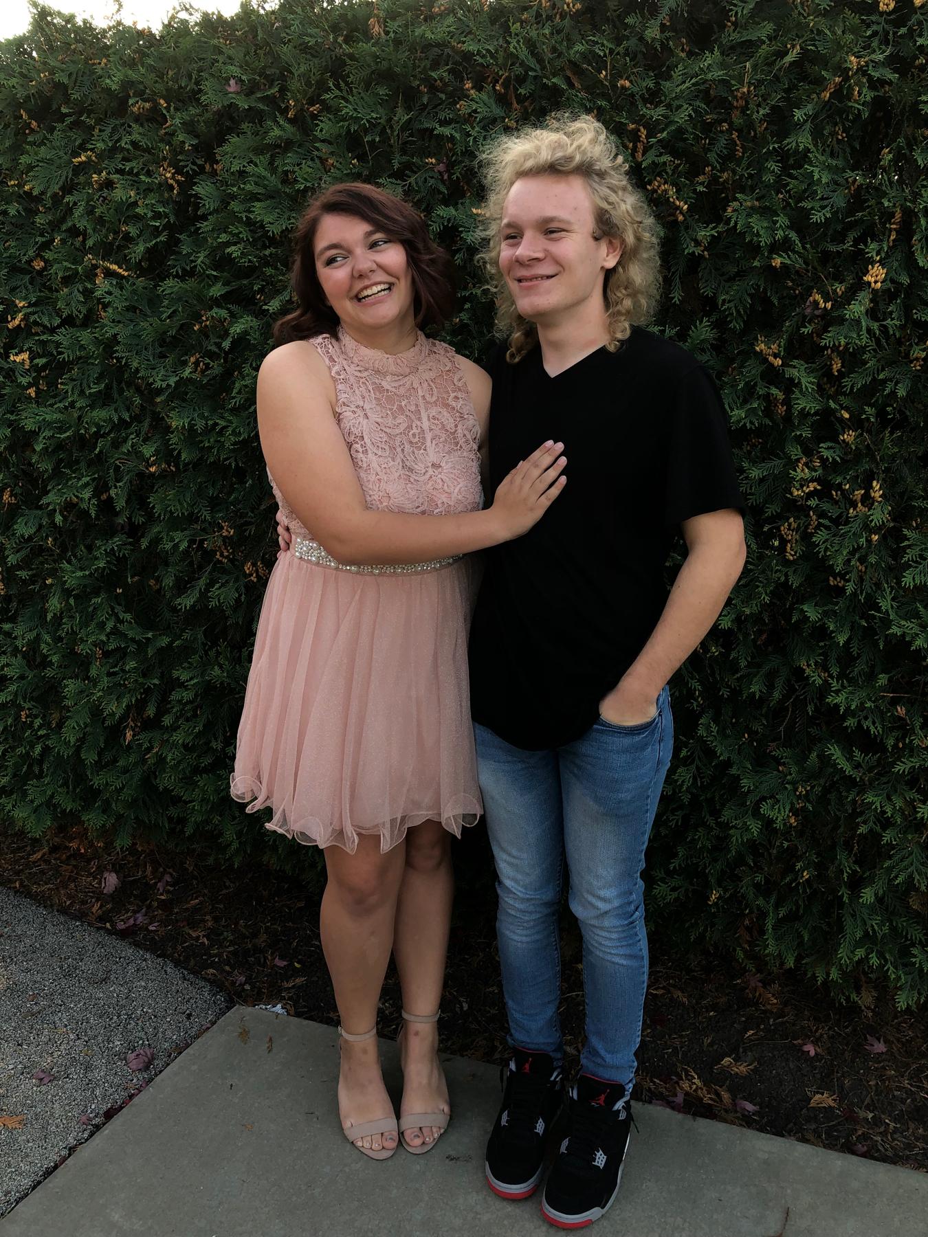 Our first dance together