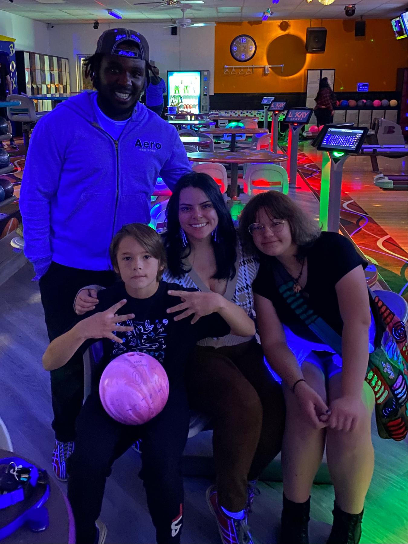 We drove to Pittsburgh to take Gabriella’s siblings bowling 🎳