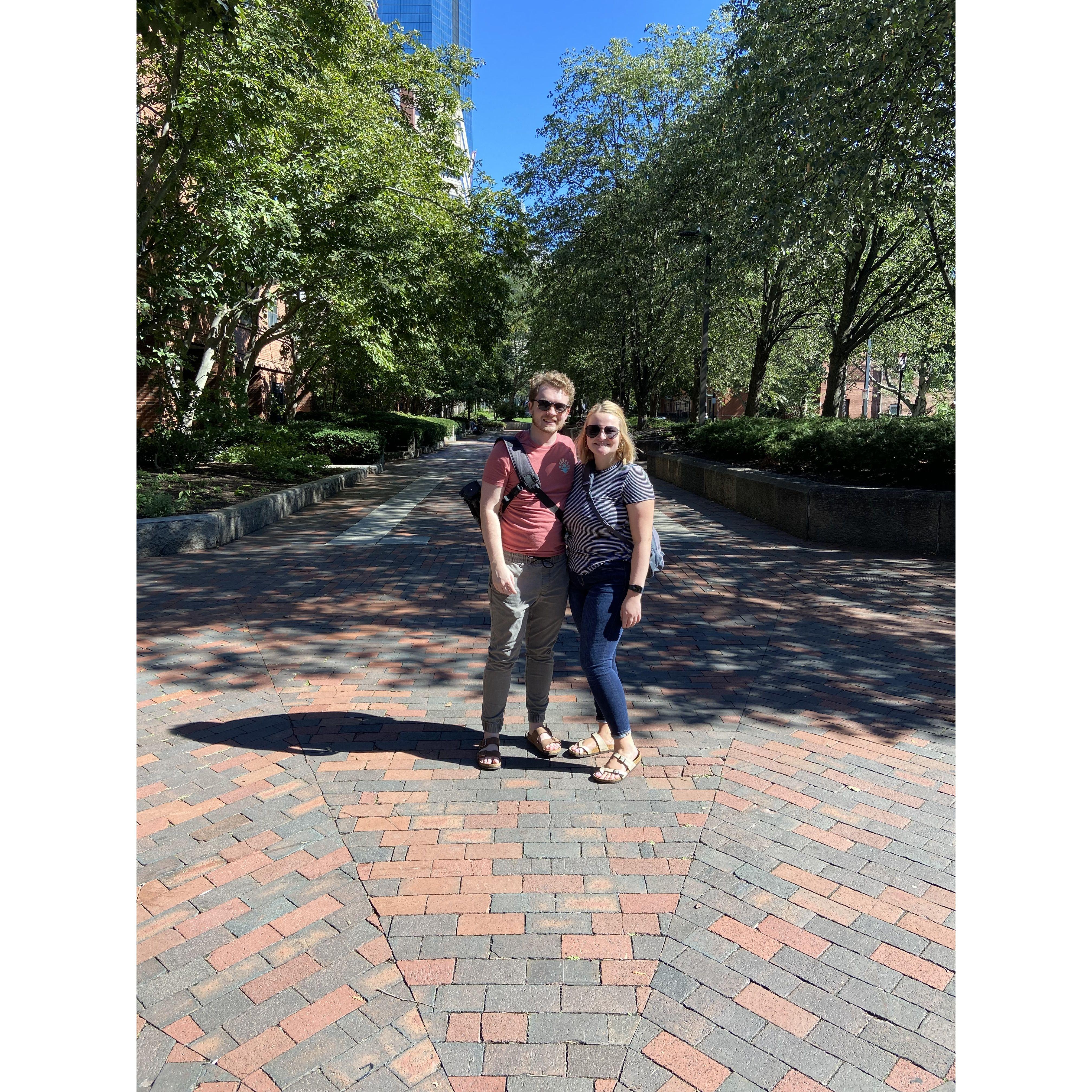 Walking around Boston