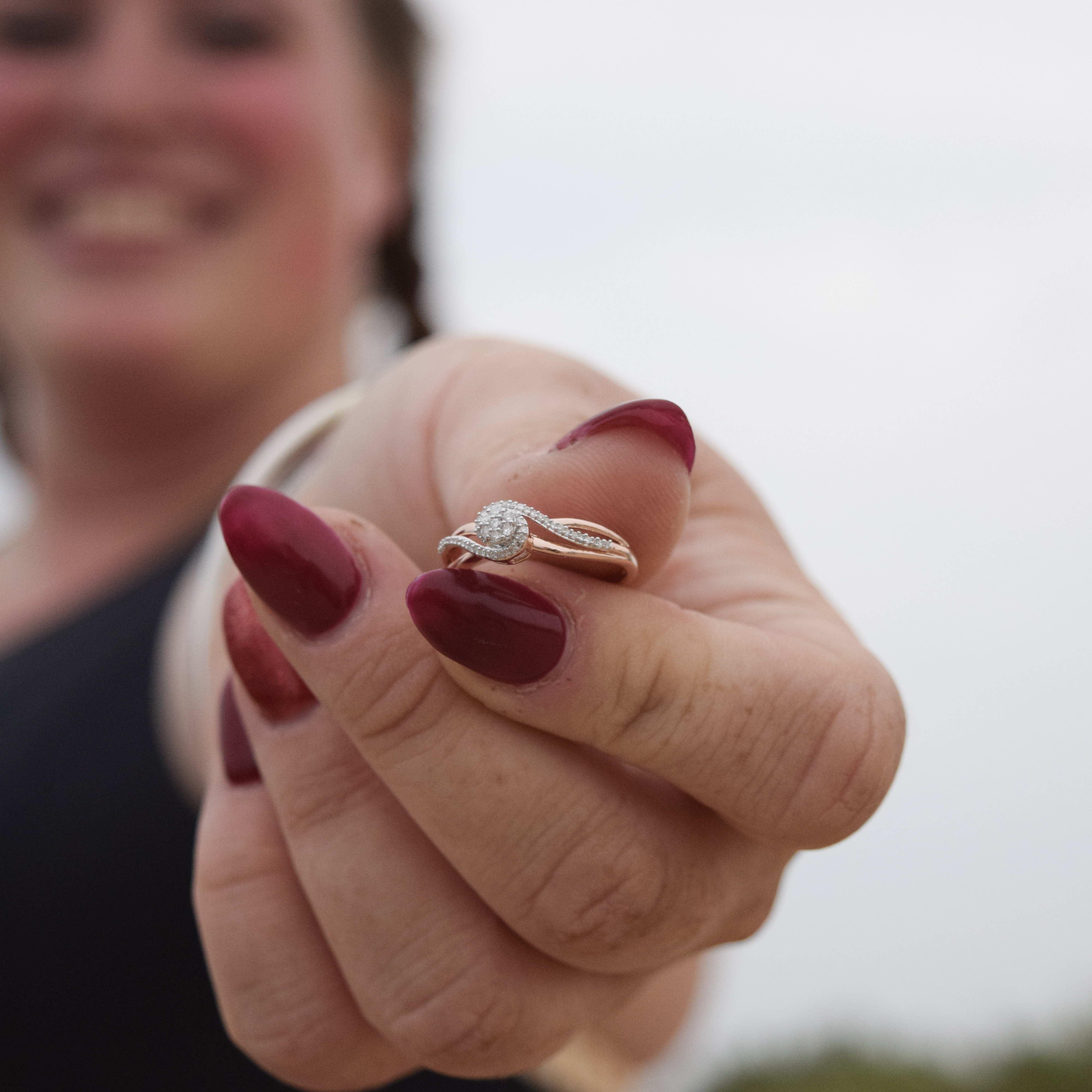 Throwback to when the ring was 1.5 sizes too small