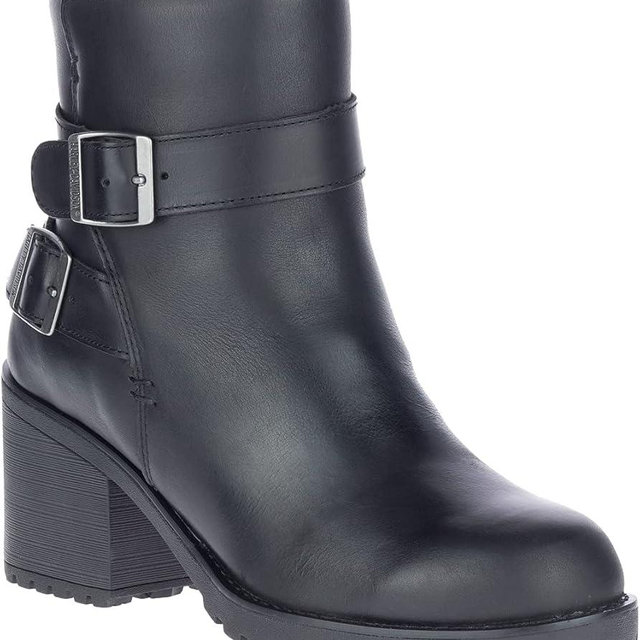 HARLEY-DAVIDSON FOOTWEAR Women's Lalanne Double Strap Motorcycle Boot